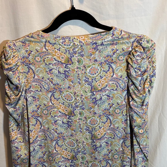 Maison Jules Women's Paisley Blouse - Multicolor - Picture 4 of 4